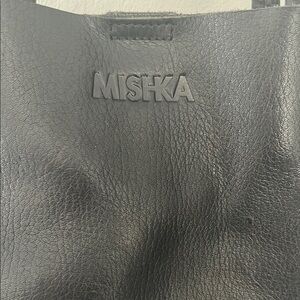 Mishka Black Leather Satchel